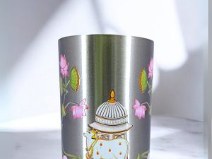 Classic Steels Stainless Steel - Multipurpose Kamal Kunj Designer Glass Set for Home & Office | Ideal for Serving Water, Juice, Cold Drinks & Lemonade | Ideal Gift Choice | Pack of 6 | 300 ML Each